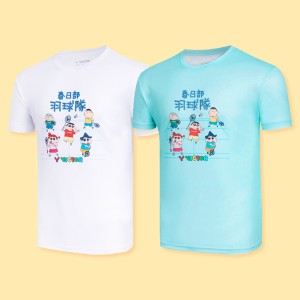 빅터 X 짱구는 못말려 T-4501CSAM 남성 여성 반팔 티셔츠